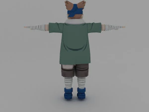 Choji Akimichi 3D Model
