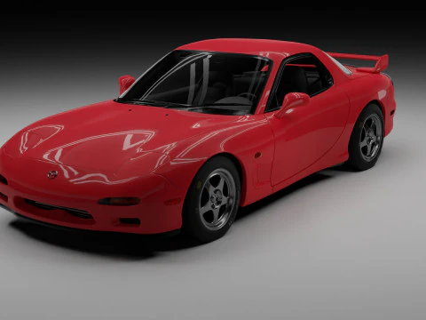 Mazda RX 7 FD3S 3D Model