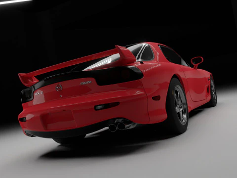 Mazda RX 7 FD3S 3D Model
