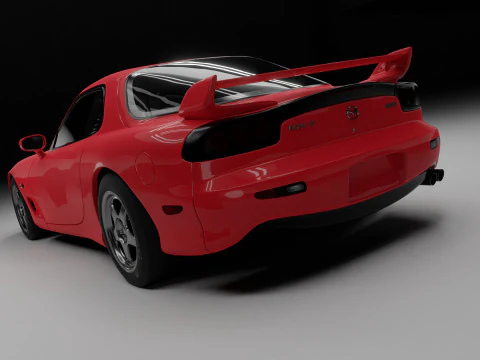 Mazda RX 7 FD3S 3D Model