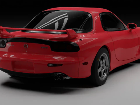 Mazda RX 7 FD3S 3D Model