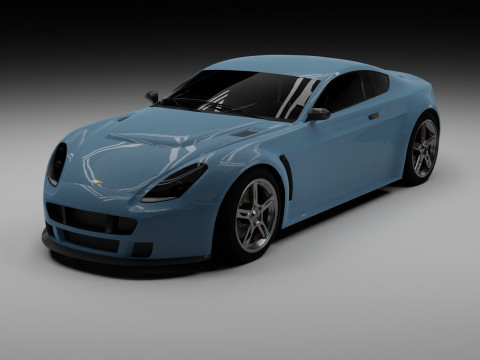 Dewbauchee Rapid GT 3D Model