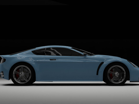 Dewbauchee Rapid GT 3D Model