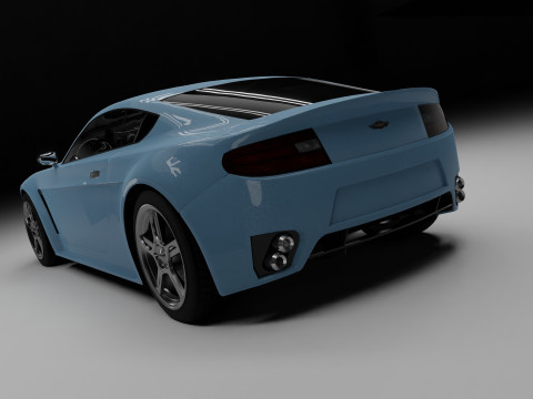Dewbauchee Rapid GT 3D Model