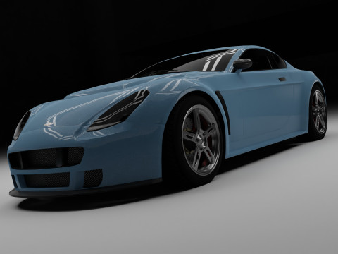 Dewbauchee Rapid GT 3D Model