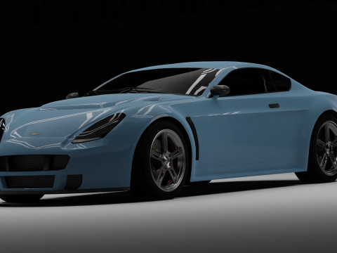 Dewbauchee Rapid GT 3D Model