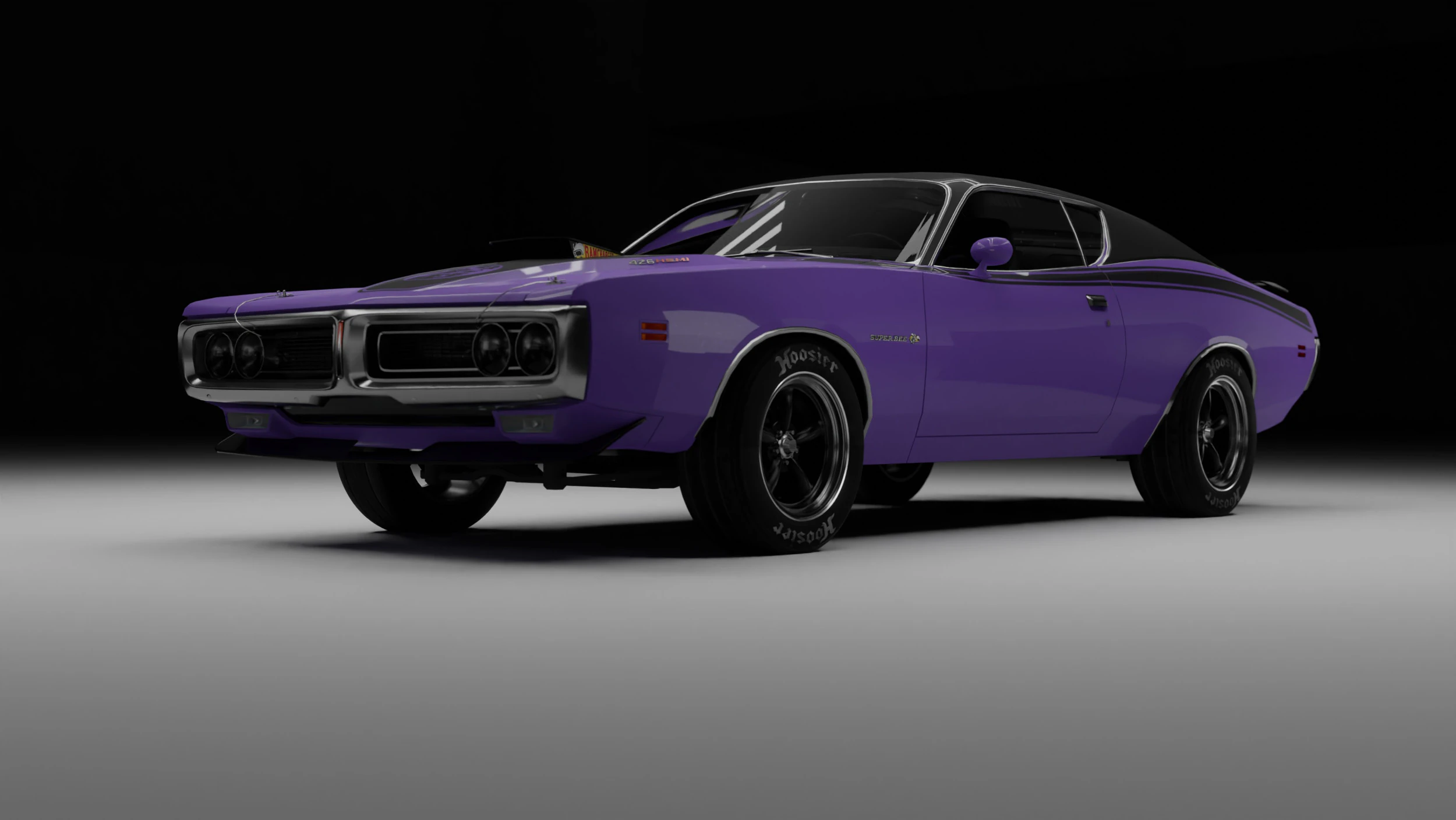 Dodge Charger Súper Abeja Modelo 3D .c4d .max .obj .3ds .fbx .stl .blend