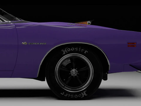 Dodge Charger S&uacute;per Abeja Modelo 3D