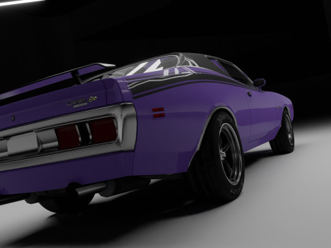 Dodge Charger Super Bee Modello 3D