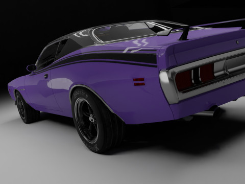 Dodge Charger Super Bee Modello 3D
