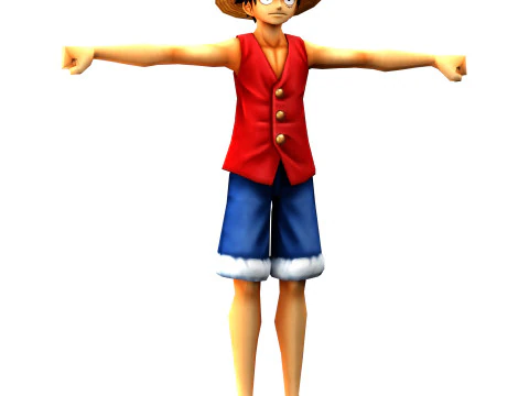 Luffy 3D Model