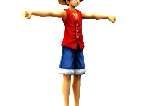 Luffy 3D Model