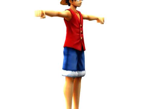 Luffy 3D Model