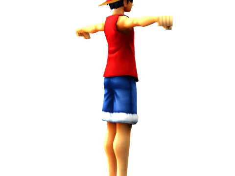 Luffy 3D Model