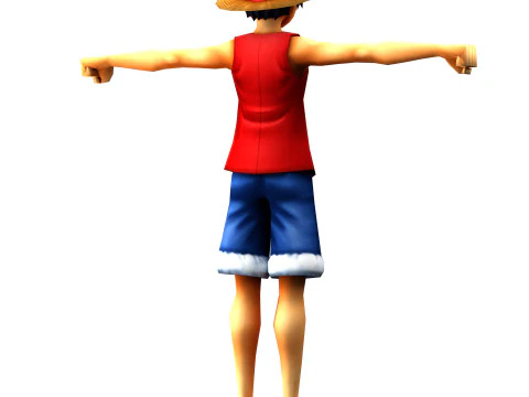 Luffy 3D Model