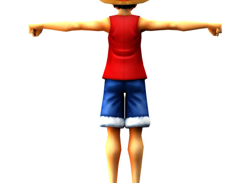 Luffy Modelo 3D