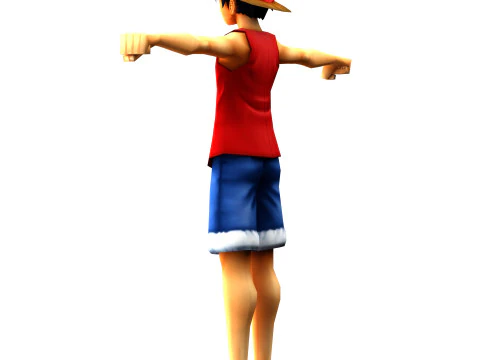Luffy 3D Model