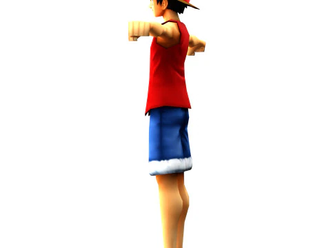 Luffy 3D Model