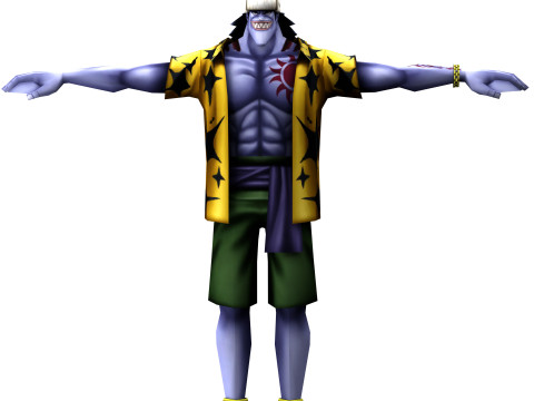 Arlong One Piece 3D मॉडल