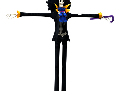 Brook One Piece 3D Model