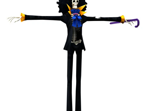 Brook One Piece 3D Model
