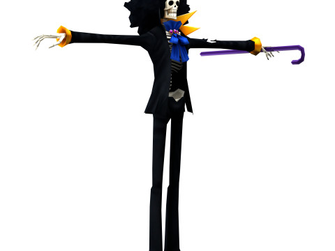 Brook One Piece 3D Model