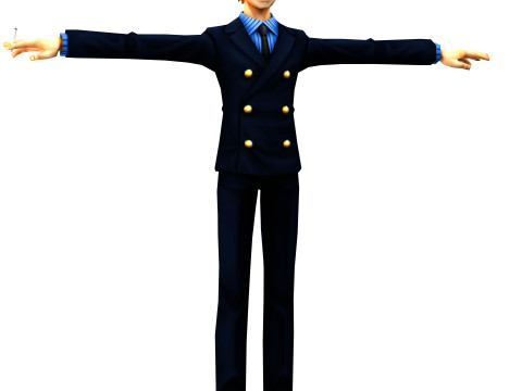 Sanji One Piece 3D 模型