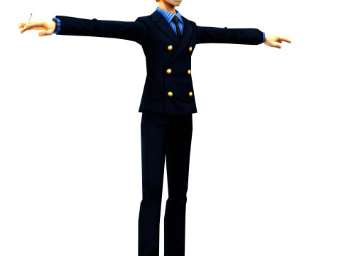 Sanji One Piece 3D 模型