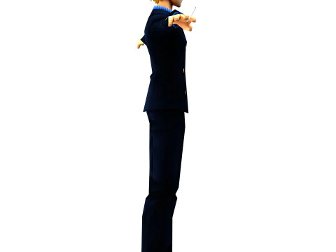 Sanji One Piece 3D Model