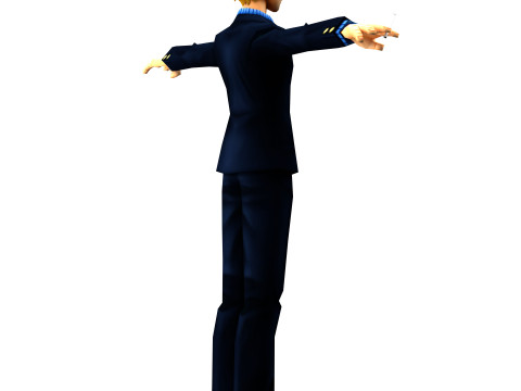 Sanji One Piece 3D 模型
