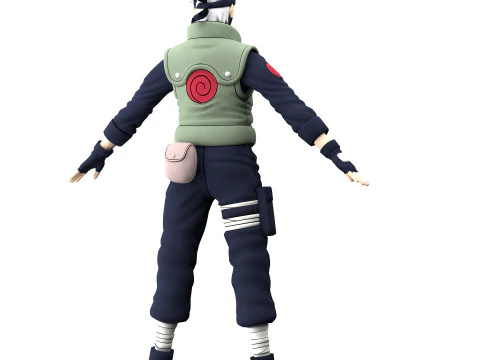 Kakashi Hatake 3D Model