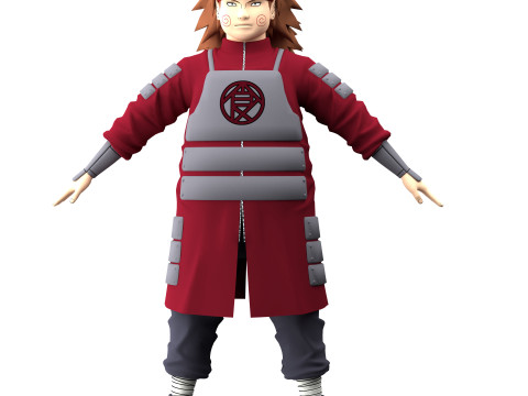 Choji Akimichi 3D Model