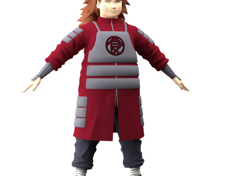 Choji Akimichi Modèle 3D