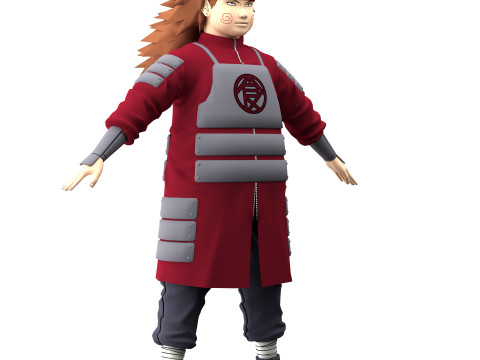 Choji Akimichi Modèle 3D