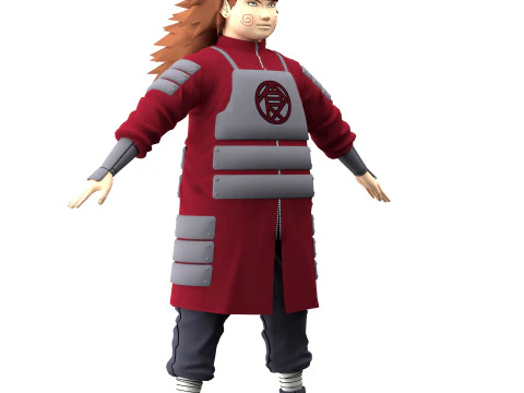 Choji Akimichi 3D Model