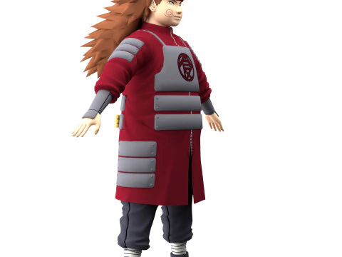 Choji Akimichi 3D Model