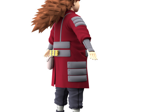 Choji Akimichi Modèle 3D