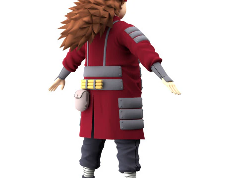 Choji Akimichi 3D Model
