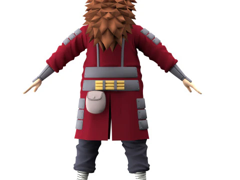 Choji Akimichi 3D Model