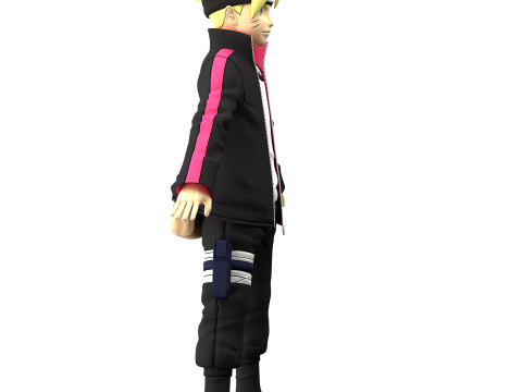 Boruto Uzumaki 3D Model