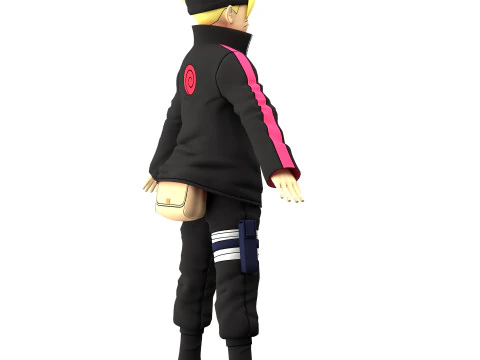 Boruto Uzumaki 3D Model