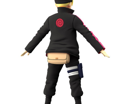 Boruto Uzumaki 3D Model