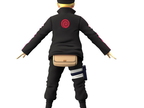 Boruto Uzumaki 3D Model
