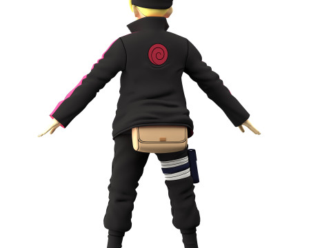 Boruto Uzumaki 3D Model