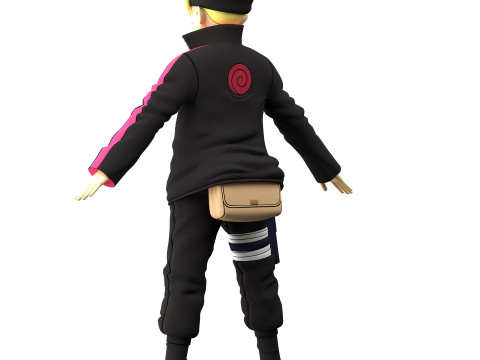 Boruto Uzumaki 3D Model