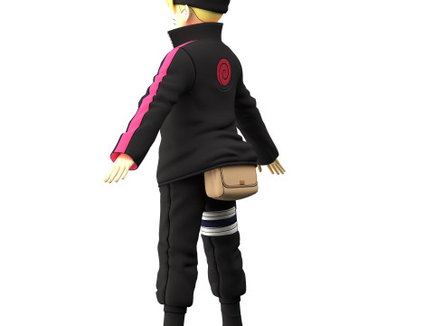 Boruto Uzumaki 3D Model