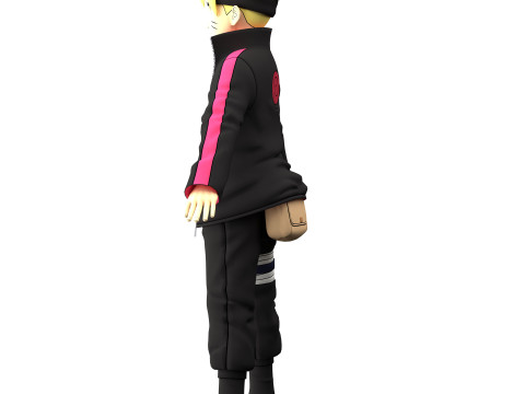 Boruto Uzumaki 3D Model