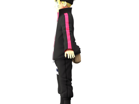 Boruto Uzumaki 3D Model