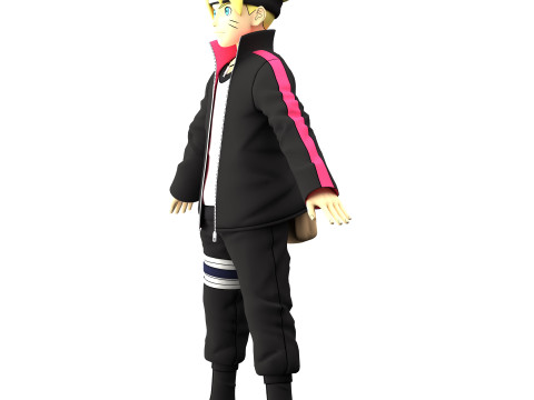 Boruto Uzumaki 3D Model