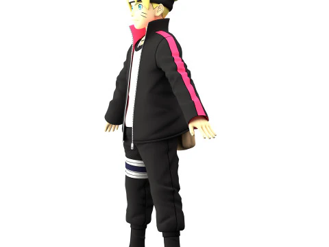 Boruto Uzumaki 3D Model